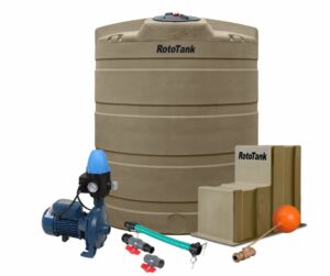 2500L Tank + 1.1Kw Booster Pump Combo