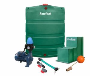 5000L Tank + 1.1Kw Booster Pump Combo